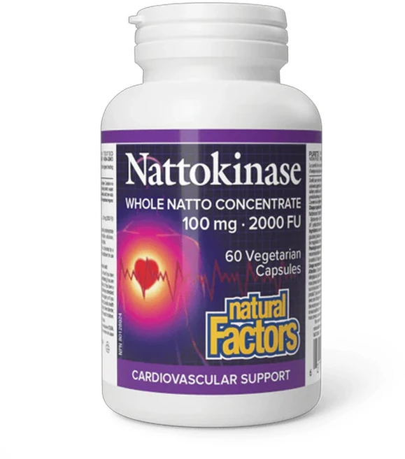내추럴팩터스 나토키나제100mg 60정 섬유소 분해, 1개 - 쿠팡