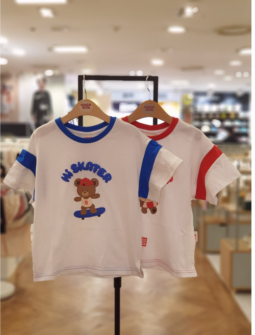 코코리따 쿨 절개 배색 티셔츠 CERA24311 동수원