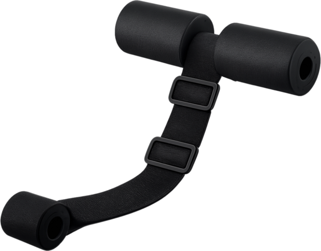 나라에센셜 셀프 윗몸일으키기 싯업 실내 복근 운동 기구 문틈 싯업바, 블랙