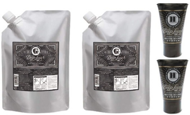 몰토베네 딥레이어 ExG 샴푸 트리트먼트 홈케어 세트(리필용), 1세트