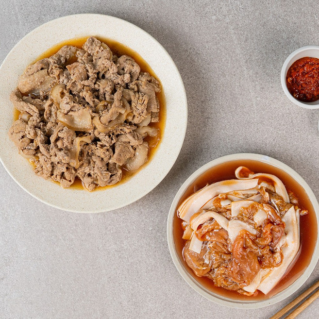 지리산 흑돼지 불고기 1kg x 2팩 간장 양념 돼지불고기, 2개