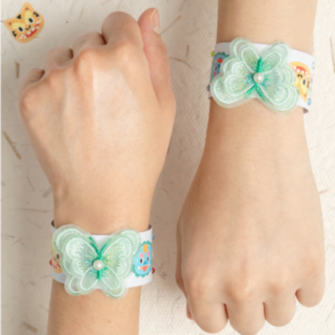 나비 전통 요술 팔찌 보석 스티커 만들기 DIY 키트