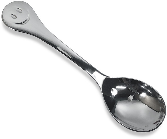 상일 스마일 유아용 스푼1p 스텐 어린이 유아숫가락, 1개, 상세페이지 참조