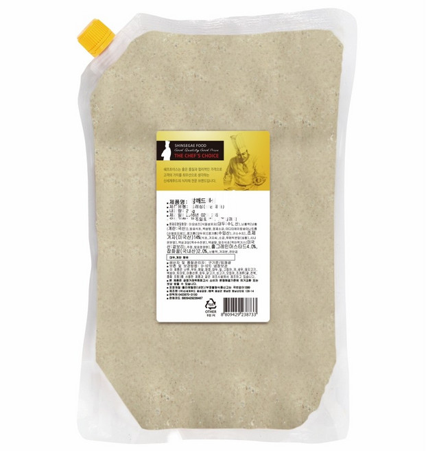 쉐프초이스 참깨드레싱, 1개, 2kg