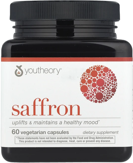 유씨어리 사프론 60캡슐, 4개, 60정 - 쿠팡