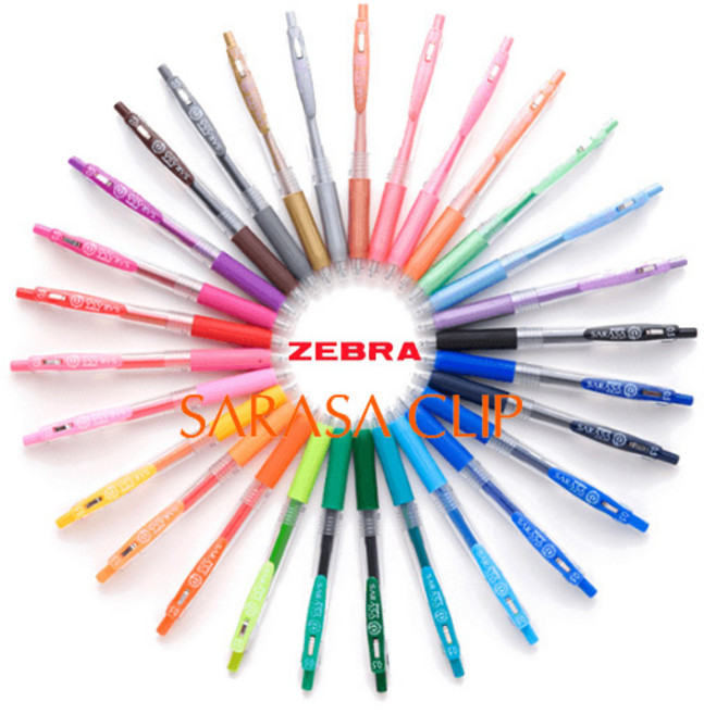 제브라 사라사 클립 중성펜 (0.3/0.4/0.5/0.7/1.0mm), 0.4-PALE BLUE