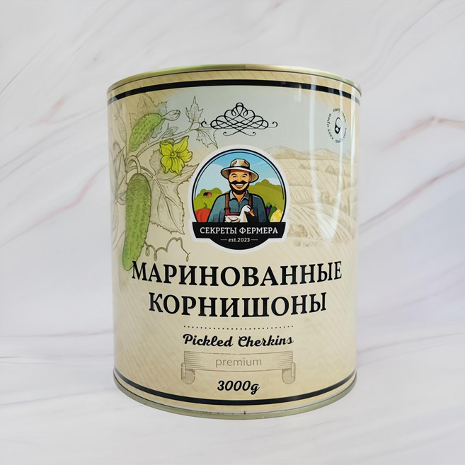 파머시크릿 거킨 오이 피클 3kg FARMERS SECRETS PICKLED GHERKINS 3kg, 1개