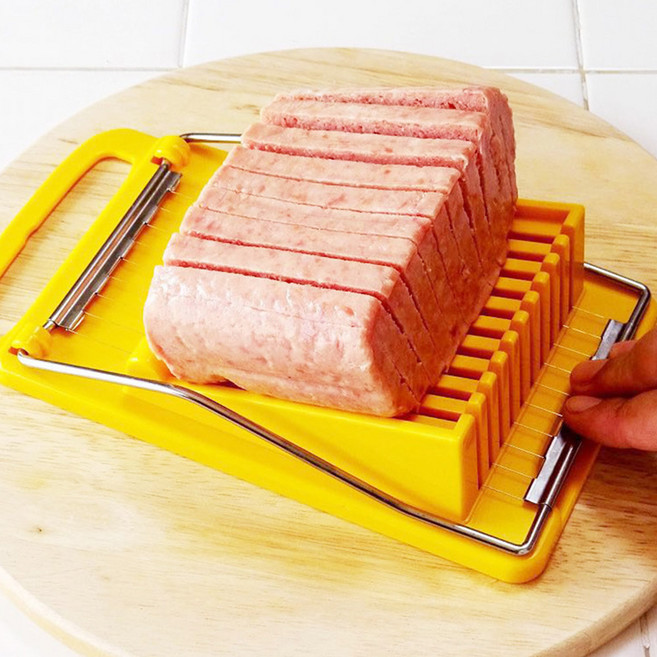 코쿠보 스팸 햄 슬라이서, 옐로우, 1개