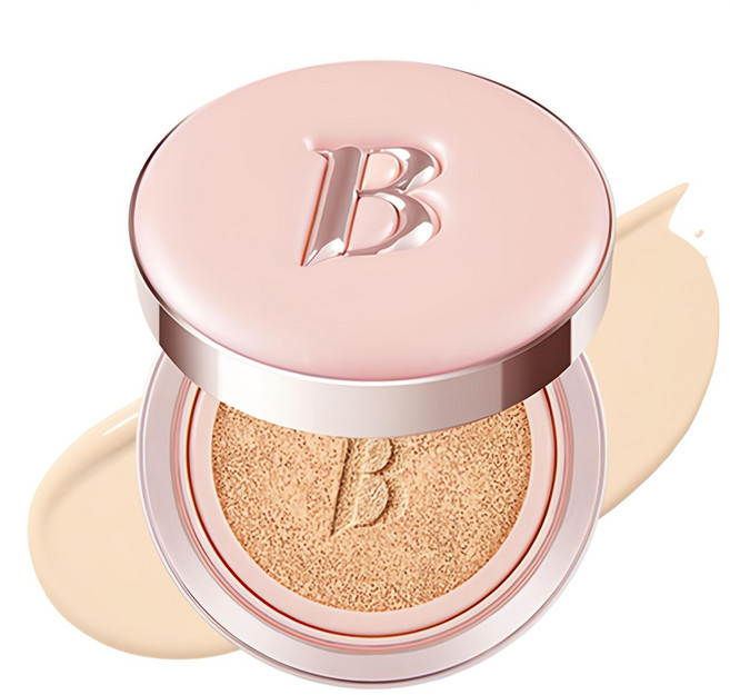 BANILA CO 芭妮蘭 Essence Skin保濕精華粉色氣墊粉餅 12g, 19 Porcelain, 1個