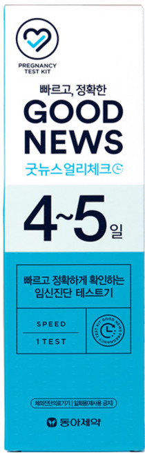 동아제약 굿뉴스 얼리체크 임신테스트기, 1개