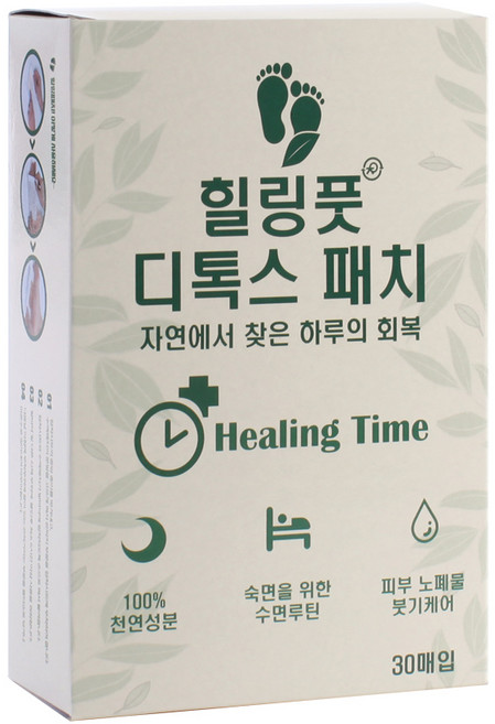 참조은 힐링풋 디톡스 패치, 1개, 30개입
