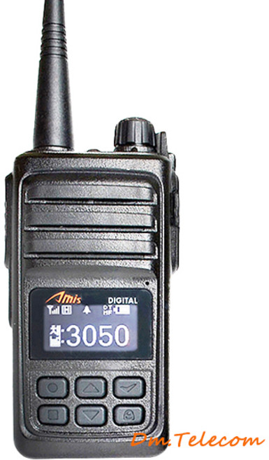 D500 아미스 디지털 무전기 업무 산업용, 1개, D500+고성능 주먹마이크