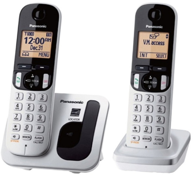 Panasonic 國際牌 DECT 雙手機數位無線電話 KX-TGC212TW