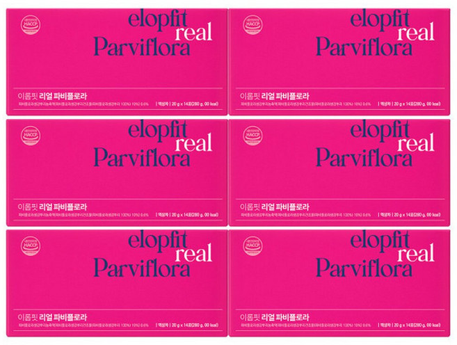 이롭핏 리얼 파비플로라 120mg X 6박스 (총 84포) 태국인삼이너뷰티다이어트프로바이오틱스