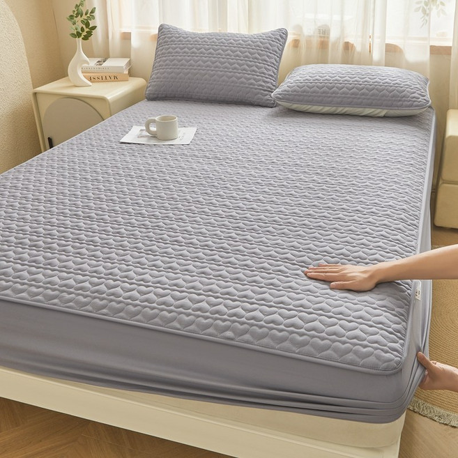 아리엘노 방수 누빔 침대커버 매트리스커버