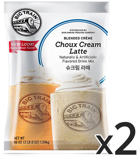 빅트레인-슈크림라떼1.59kg x2, 1.59kg, 1개입, 2개, 1.59kg