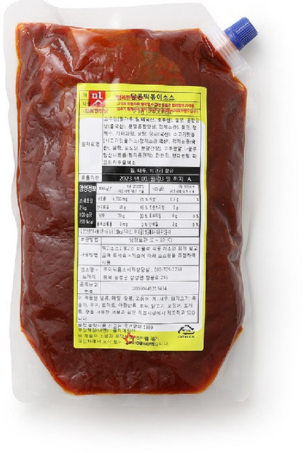 아워홈 달콤 떡볶이소스 2kg, 1개