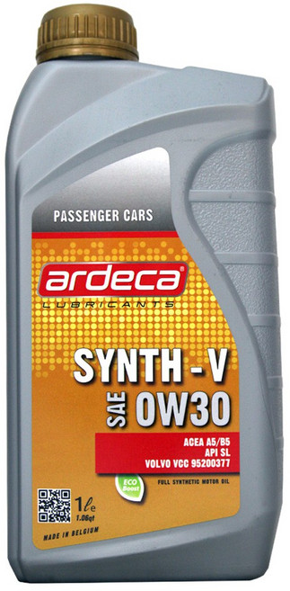 易油網 ARDECA SYNTH-V 0W30 全合成機油 引擎保護、低溫啟動、節省燃油、減少磨損, 1個