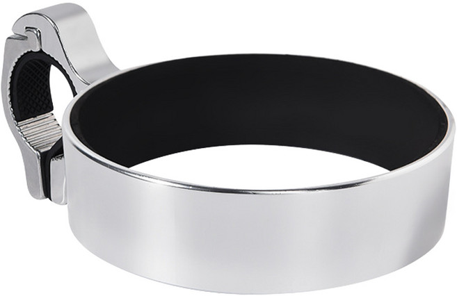 자전거 유모차 컵홀더 텀블러 음료 커피 거치대, 실버, 1개