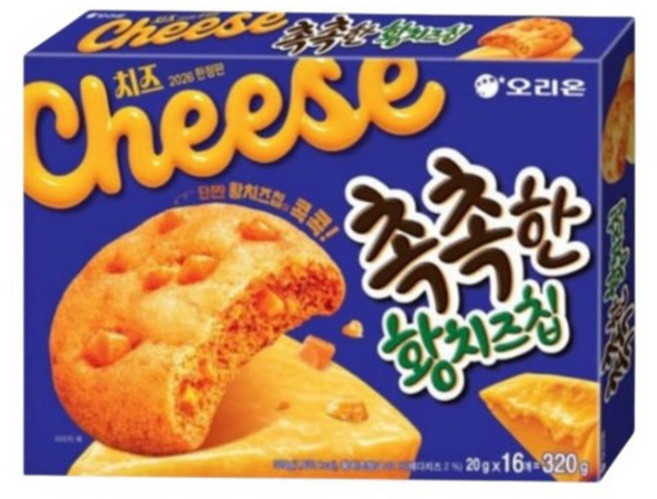 오리온 촉촉한황치즈칩 16p, 320g, 1개