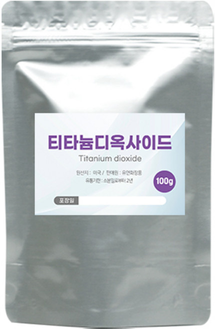 [DIY화장품재료] 티타늄디옥사이드 100g, 1개