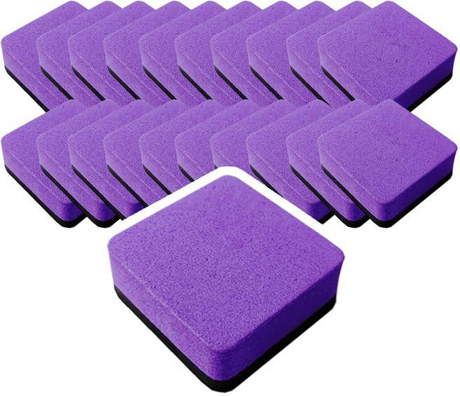 보드 자석 지우개 사각 미니, 퍼플20P