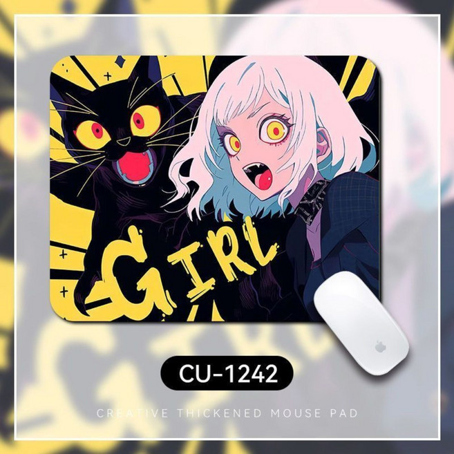 캐릭터 게임 마우스패드, 옐로걸, 1개