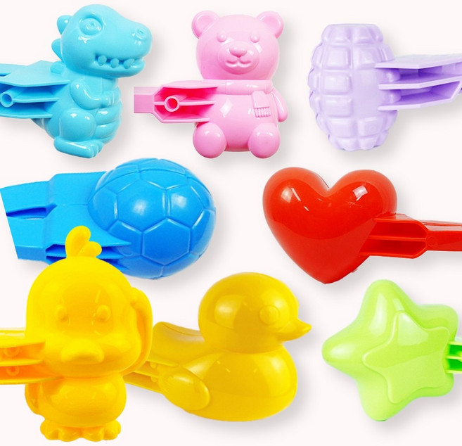 토이토 눈집게 세트 3종 국산 눈오리 스노우볼 메이커 스노우덕, 1개