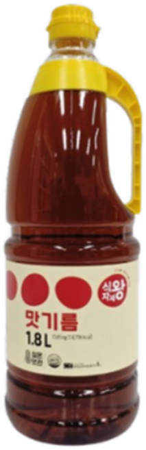 식자재왕 향미유 맛기름, 1.8L, 4개