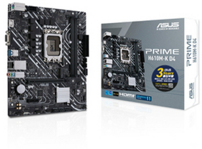 에이수스 PRIME H610M-K D4 인텍앤컴퍼니