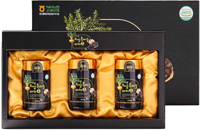 [AC-Mall] 건강 진액고 국내산 의성흑마늘 마카고/페루산 마카분말 함유 건강엑기스 L-아르기닌 오갈피나무 헛개나무 열매 함유 진액고, 2세트, 720g