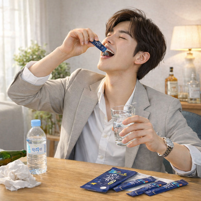 알코올분해 숙취해소 아세트알데히드 분해 ALDH 숙취해소제추천, 2박스, 3g