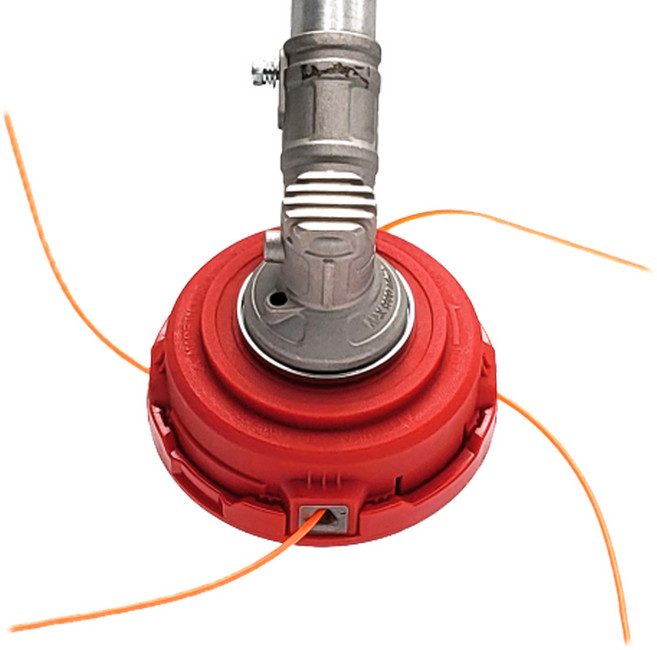 4줄커터 다까까 예초기날 예초기 안전날 부품 아이큐샵 본품+2m 2줄+교체형 버튼핸들, 1개