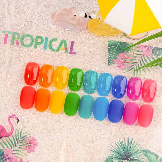 케미젤 트로피컬 오션 9종 (택1) / 여름 시럽 틴트 젤네일, CMS-2052, 1개, 10ml