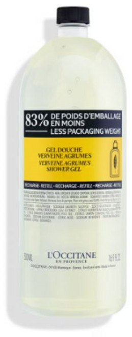 록시땅 버베나 샤워 젤 에코 리필, 500ml, 1개