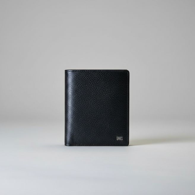25SS 스테디셀러) 닥스 블랙 로고프린트 소가죽 중지갑 WBWA5E770BK