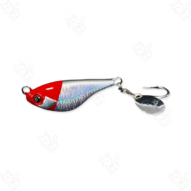 데스페라도 파동지그 블레이드 메탈지그, 2-레드, 1개, 40g