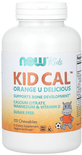 나우푸드 Kid Cal 츄어블 100정, NOW01233, 1개