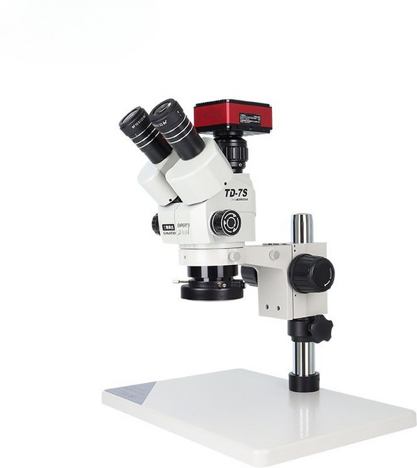 입체 현미경 산업용 확대경 휴대폰 수리 회로 기판 검사용 다기능 고배율 L_TD-7S-4KC+22인치 화면, 1개