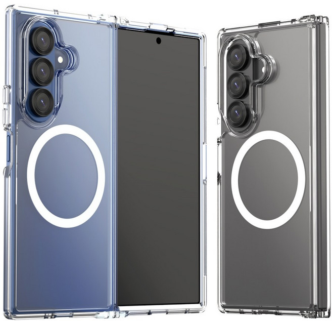 아라리 갤럭시 맥세이프 케이스 범퍼 듀플M 클리어 갤럭시Z 폴드7, 아라리 갤럭시 맥세이프 케이스 범퍼 듀플M 클리어, 갤