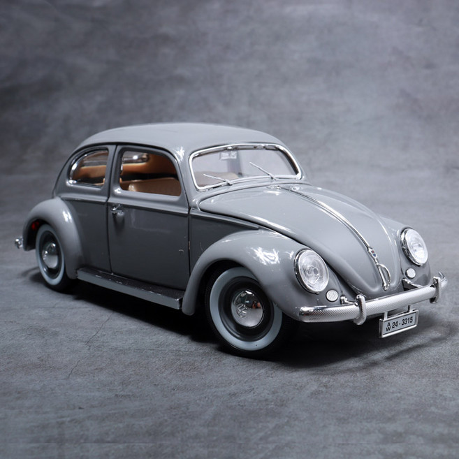 브라고 1:18 폭스바겐 캐이퍼 비틀 그레이 모형 자동차 키덜트 프라모델