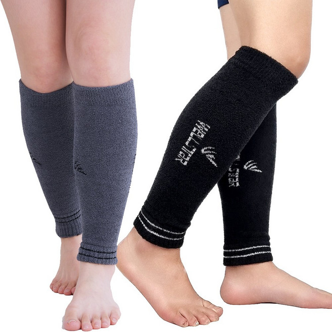 국산 1+1 (2set) Well.star 방한 발토시 다리토시 고급 탁텔원단, 검정+회색, 1세트