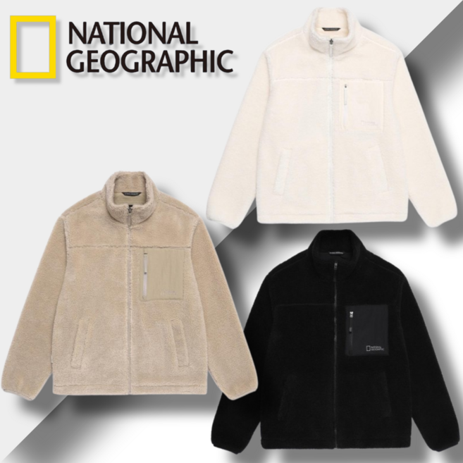 국내매장정품 내셔널지오그래픽 플리스 자켓 NATIONAL 남녀공용 빅사이즈 플리스 자켓 남성 플리스 여성 플리스 하이넥 플리스 자켓 플리스 집업 자켓 후리스 자켓 가디건 뽀글이