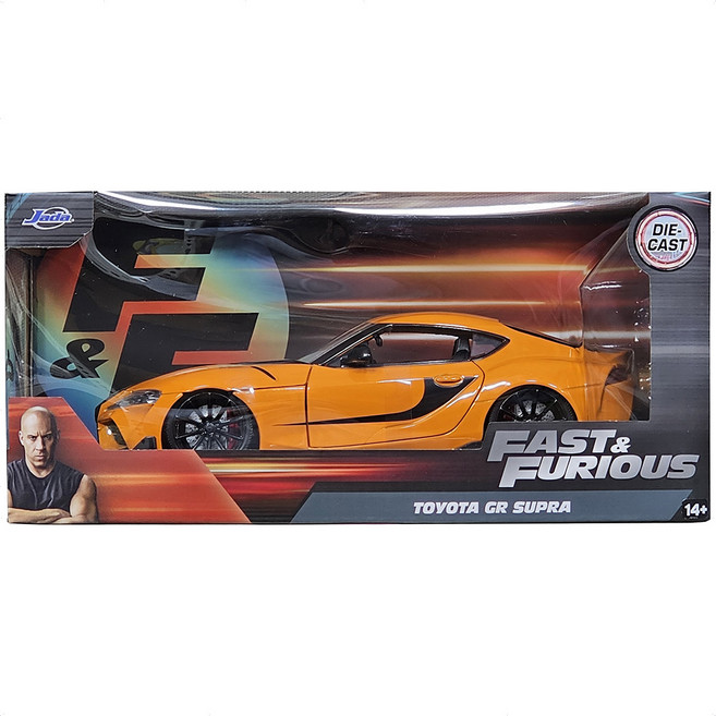 JADA 분노의질주 2020 Toyota GR Supra 23026 자동차모형, 1개
