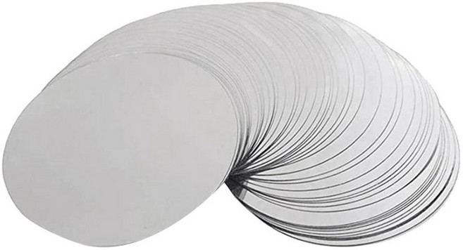 재사용 디스크 실버 위스키 드롭 푸어러 개 가능 와인 푸어링 포일 얇고 100, 100pcs