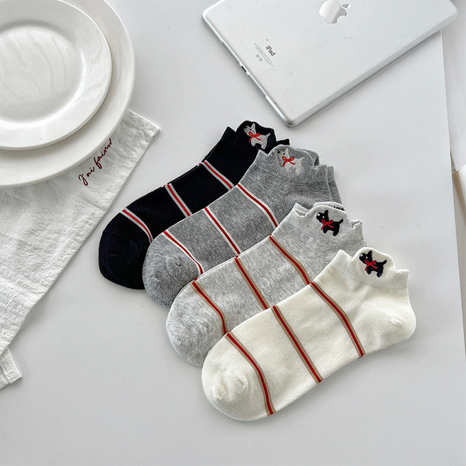 와이와이 여성 양말 4종 세트 WZ334