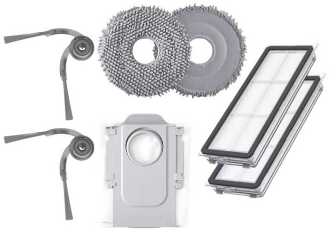 기존 Roborock Q Revo Curv 액세서리 필터 DuoDivide 메인/사이드 브러시 먼지 봉투 로봇 진공 청소기 부, 09 RevoCurv Pack, 01 CN, 1개