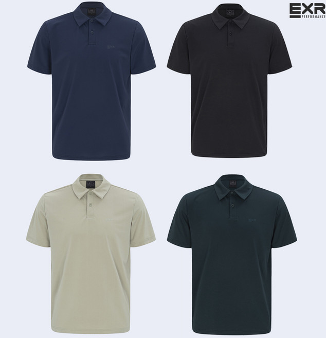 [EXR] 남성 시어서커 스판 폴로 티셔츠 4종택1