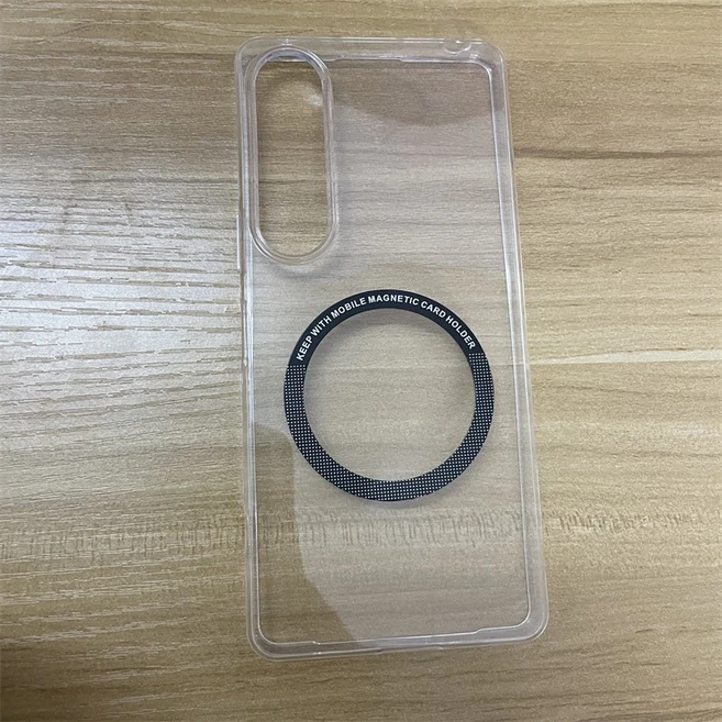 소니 엑스페리아 1 VI 10 5 V IV III 1V 마그네틱 폰 케이스 충격 방지 범퍼 투명 백 커버, 12 Xperia 1 III 2021, 01 Clear