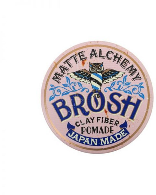 중간 홀드와 매트 마감의 클레이 섬유 포마드 남성용 경량 수성 스타일링 페이스트 1온스 여행용 사이즈, 중간 홀드와 매트 마감의 클레이 섬유 포마드 남성용 경, 1개